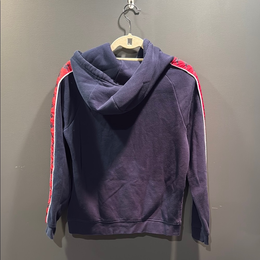 Kappa Blue and Red Sweater with Bold Logo and Stripes - Picture 2 of 4